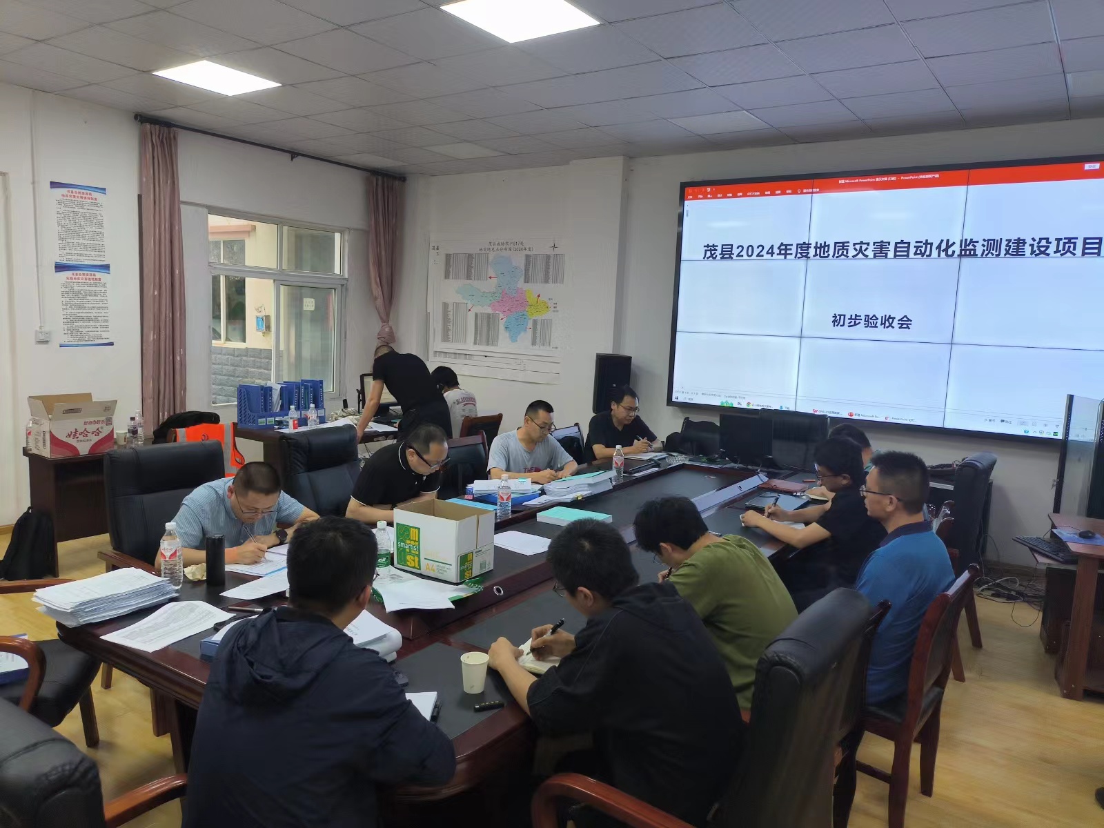 茂縣2024年度地質(zhì)災(zāi)害自動(dòng)化監(jiān)測建設(shè)項(xiàng)目完成竣工初步驗(yàn)收